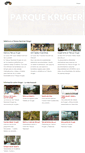 Mobile Screenshot of parquekruger.com