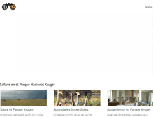 Tablet Screenshot of parquekruger.com